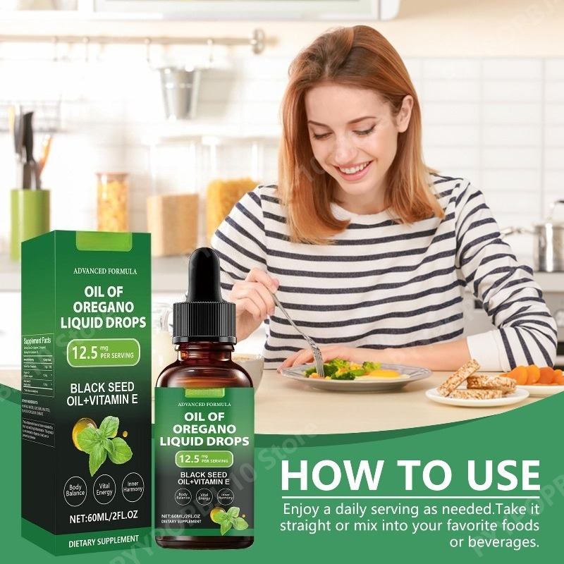 Oregano Oil Liquid Drops with  – Herbal Wellness Liquid recenzja i cena