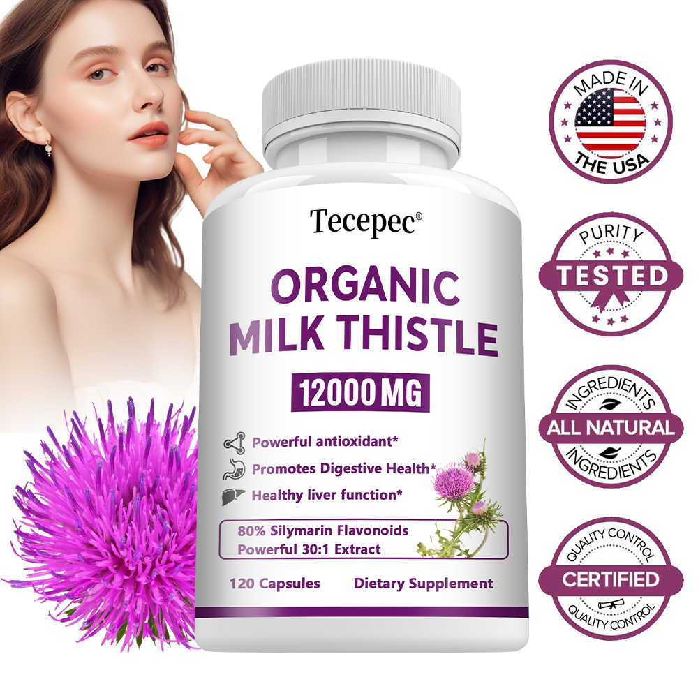 Milk Thistle Extract Capsules, – Herbal Wellness Water recenzja i cena