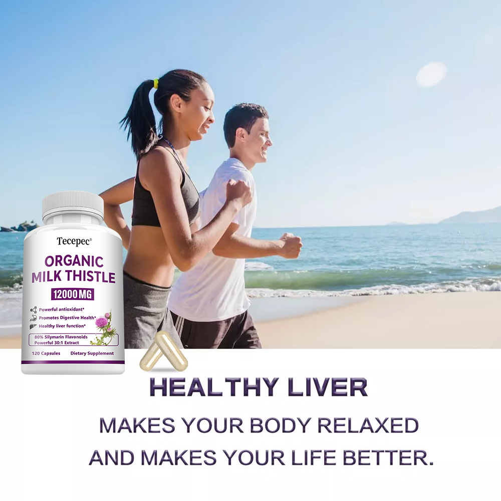 Milk Thistle Extract Capsules, – Herbal Wellness Water recenzja i cena
