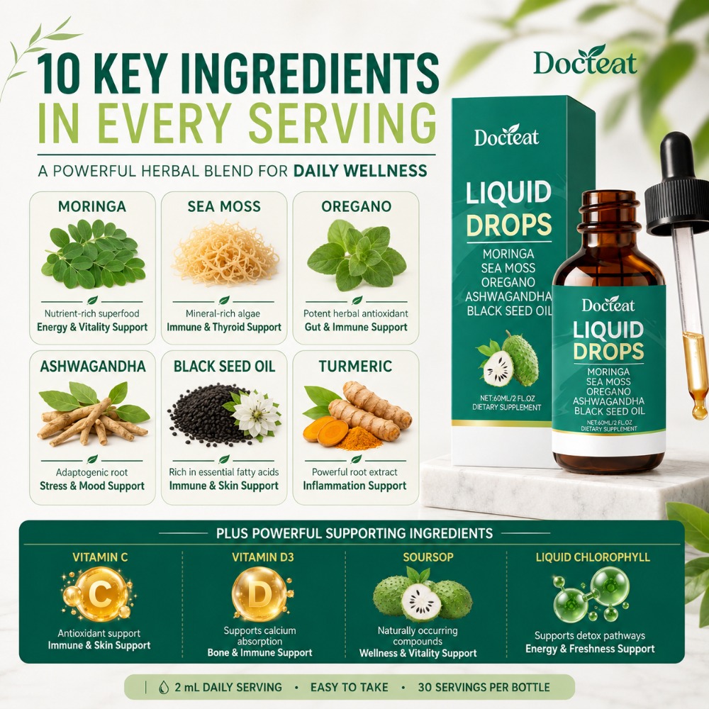 Multi-Herbal Liquid Drops 60ml – Herbal Wellness Liquid recenzja i cena