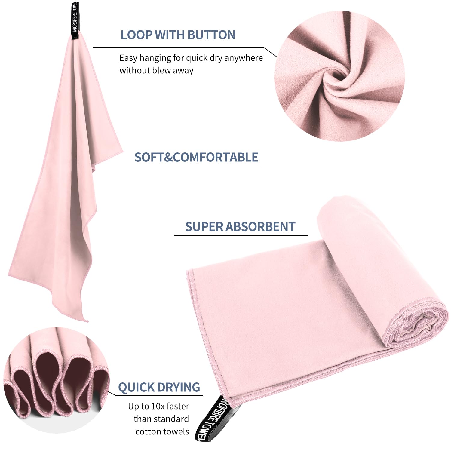 1 PCS 40x80cm Microfiber Gym T – Herbal Yoga recenzja i cena