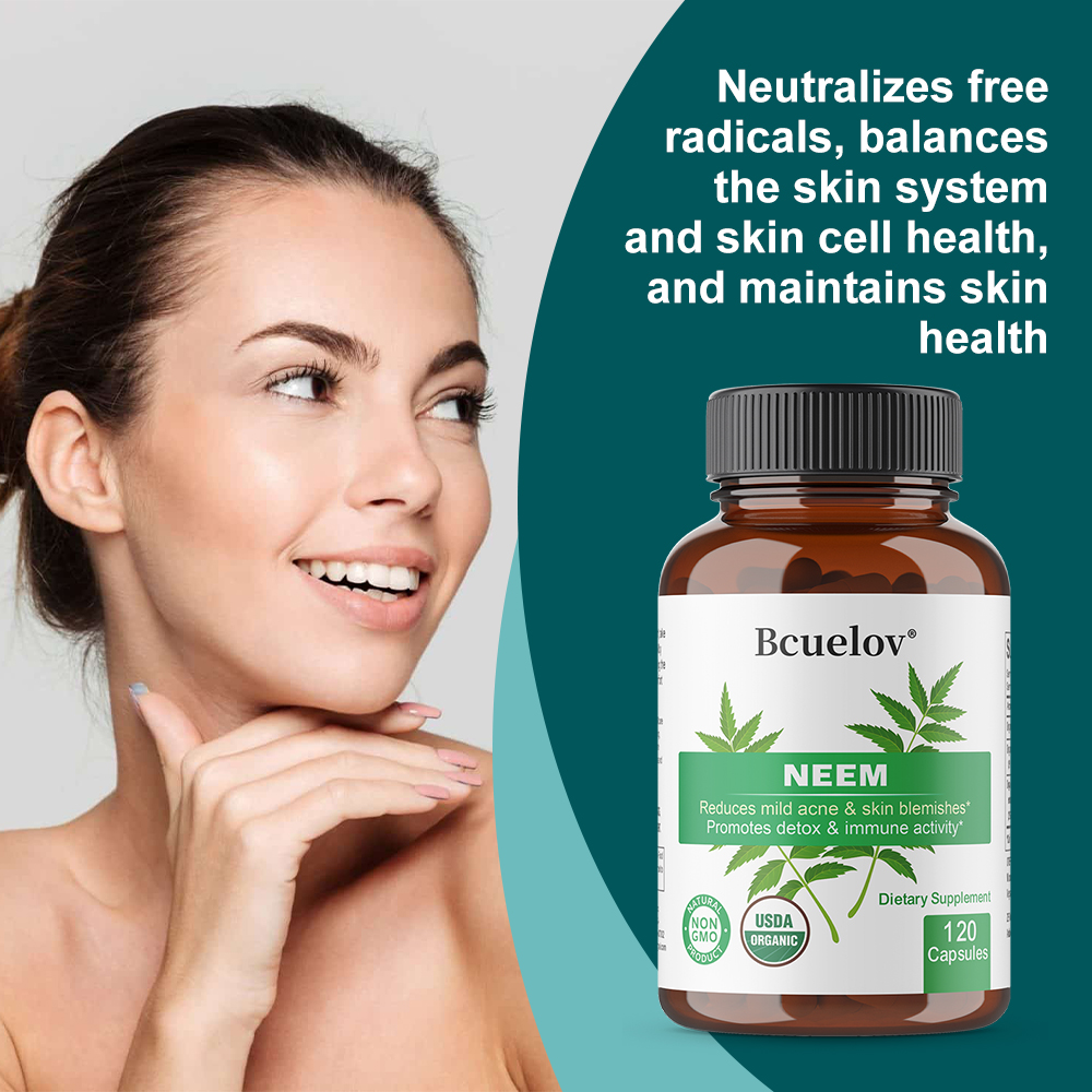 Organic Neem Leaf Capsules, He – Herbal Wellness Water recenzja i cena