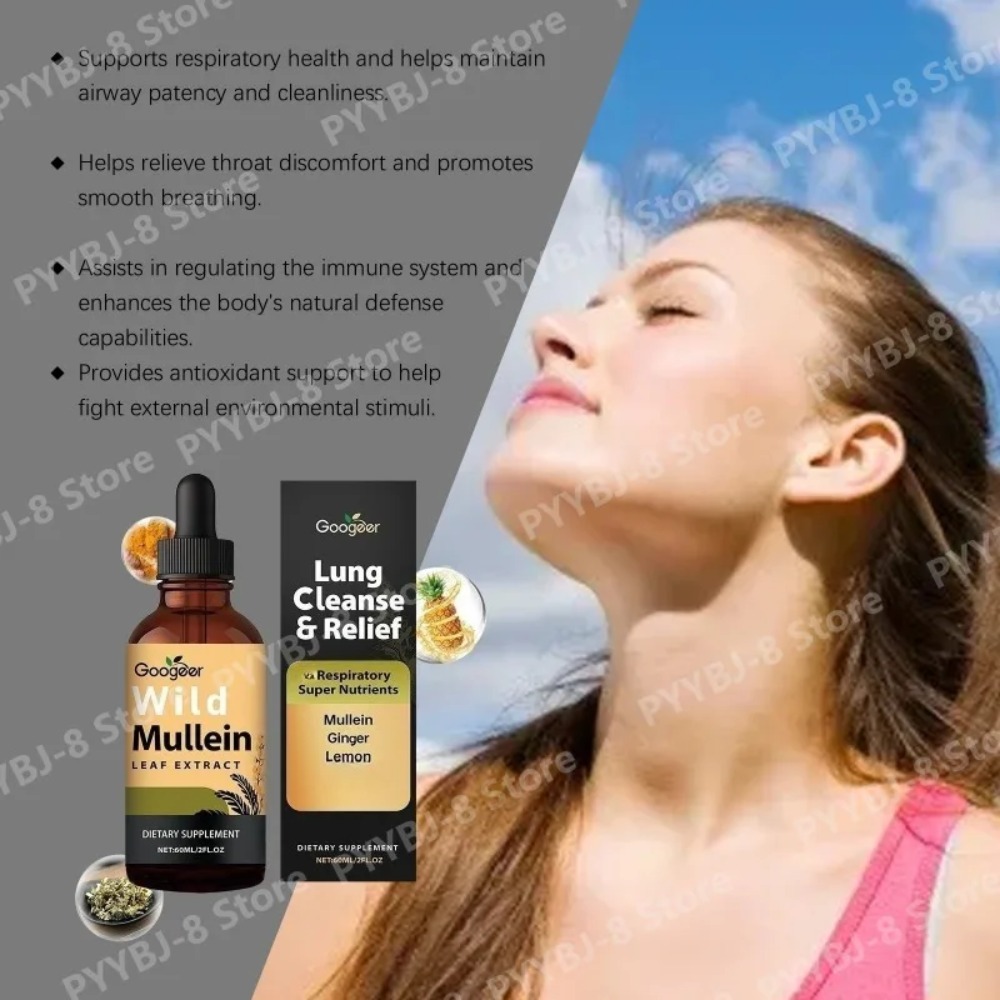 Wild Mullein Leaf Extract Drop – Herbal Wellness Liquid recenzja i cena