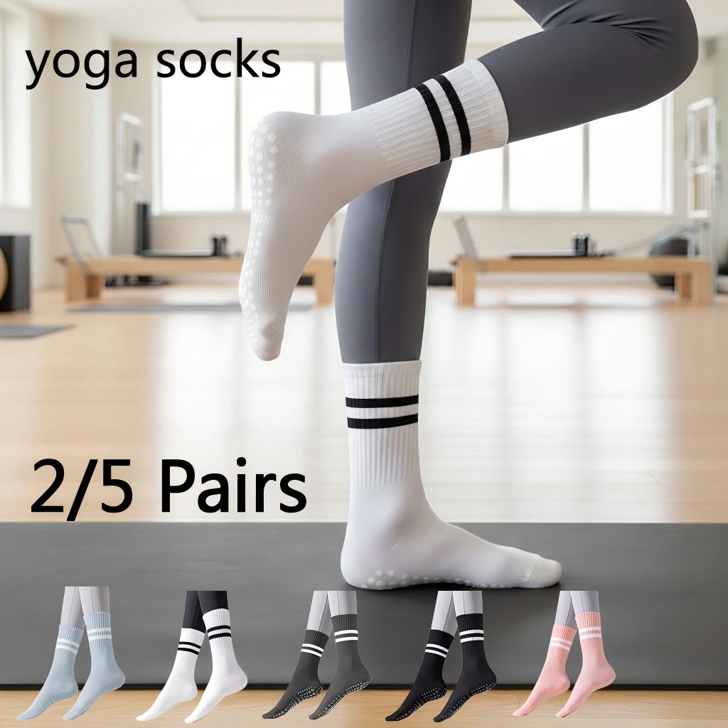 Women Non Slip Yoga Socks, Gri – Herbal Yoga recenzja i cena