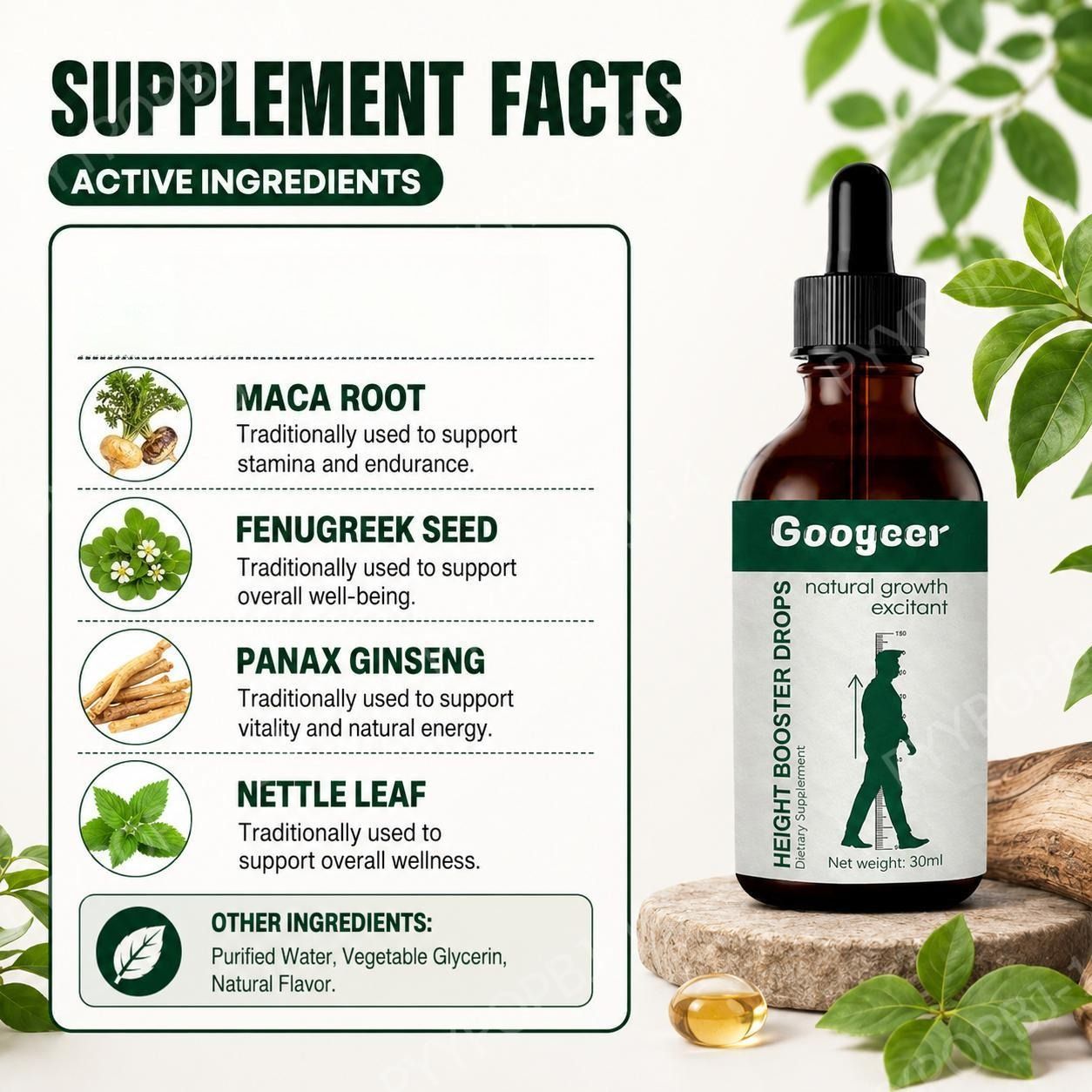Googeer Vitamin D3 Calcium Cit – Herbal Wellness Liquid recenzja i cena