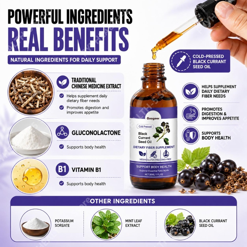 Black Currant Seed Oil Drops 3 – Herbal Wellness Liquid recenzja i cena