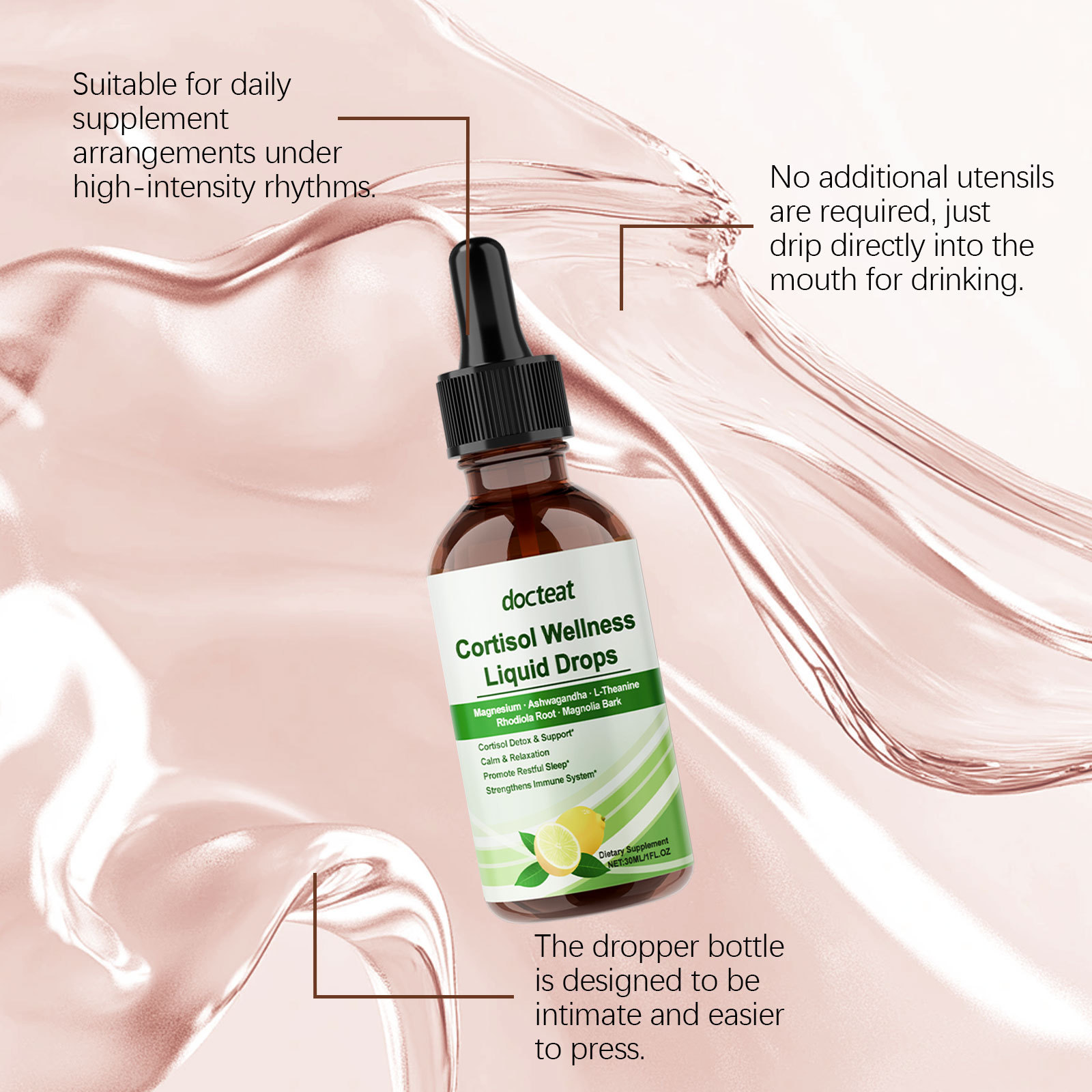 Women Cortisol Wellness Drops  – Herbal Wellness Liquid recenzja i cena