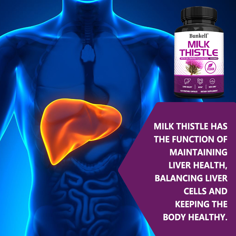 Milk Thistle Capsules 1000mg,  – Herbal Wellness Water recenzja i cena