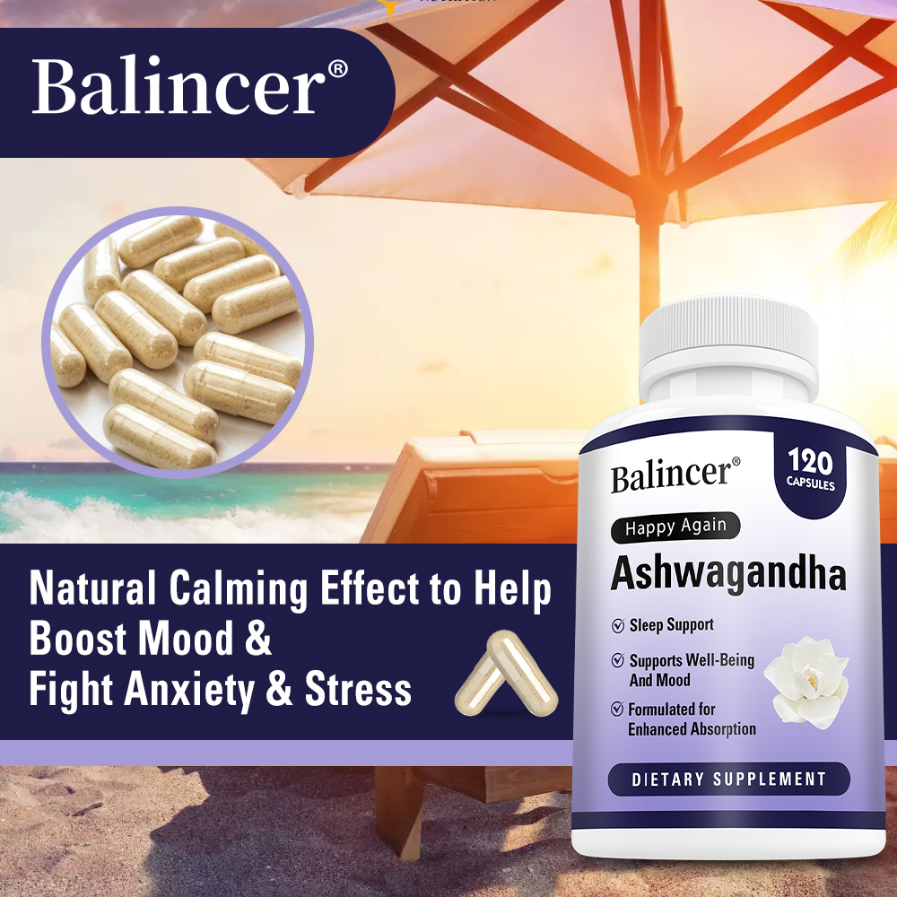 Ashwagandha Capsules, Stress R – Herbal Wellness Water recenzja i cena