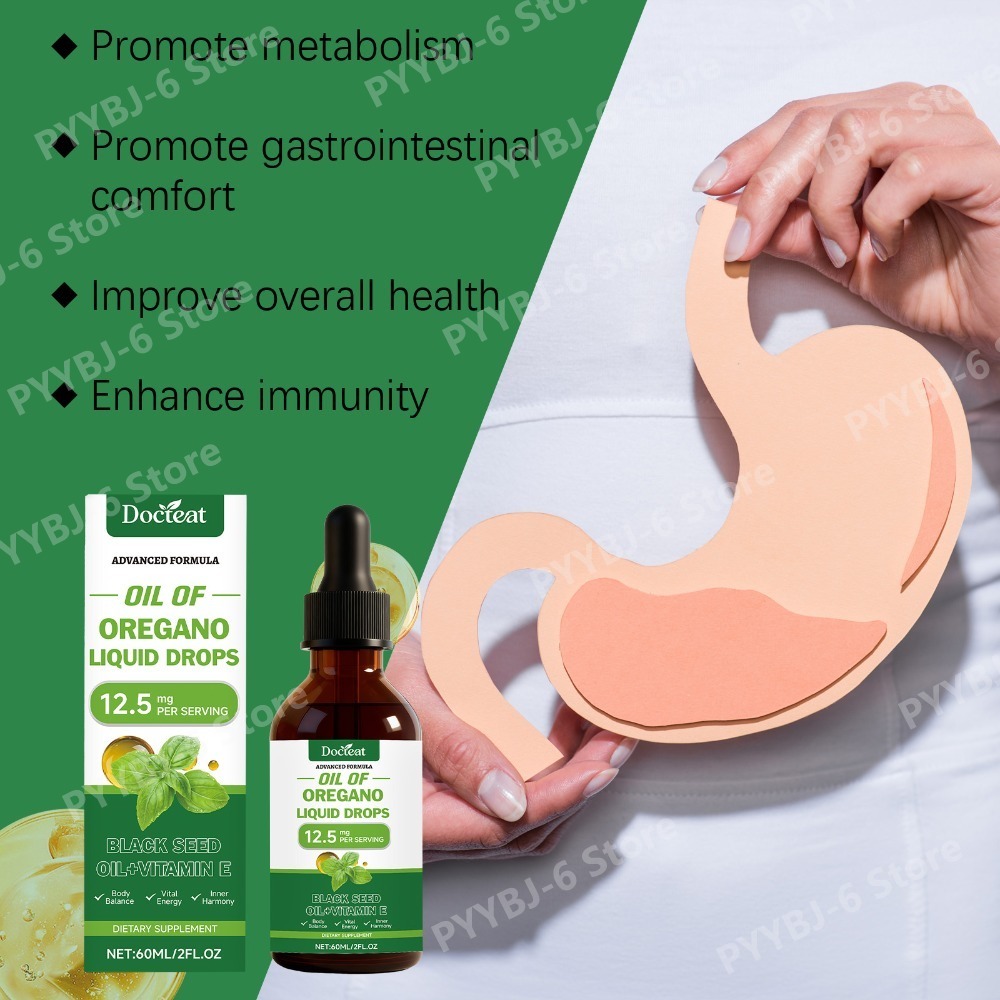Oregano Oil Liquid Drops 60ml  – Herbal Wellness Liquid recenzja i cena