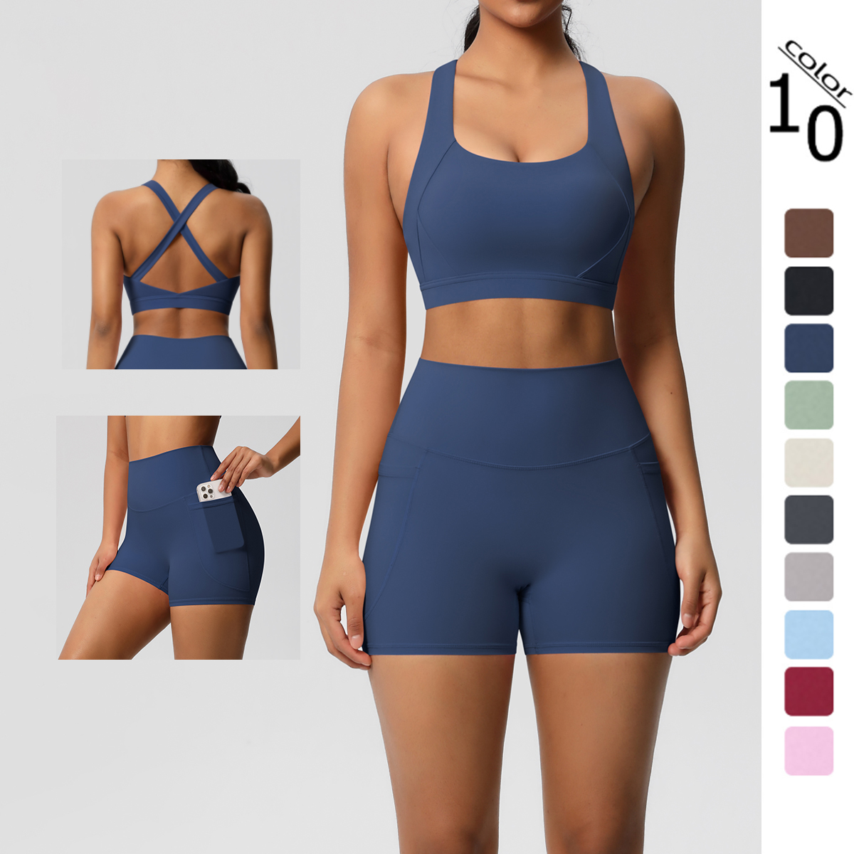 2PCS Sportswear With Pocketed  – Herbal Yoga recenzja i cena