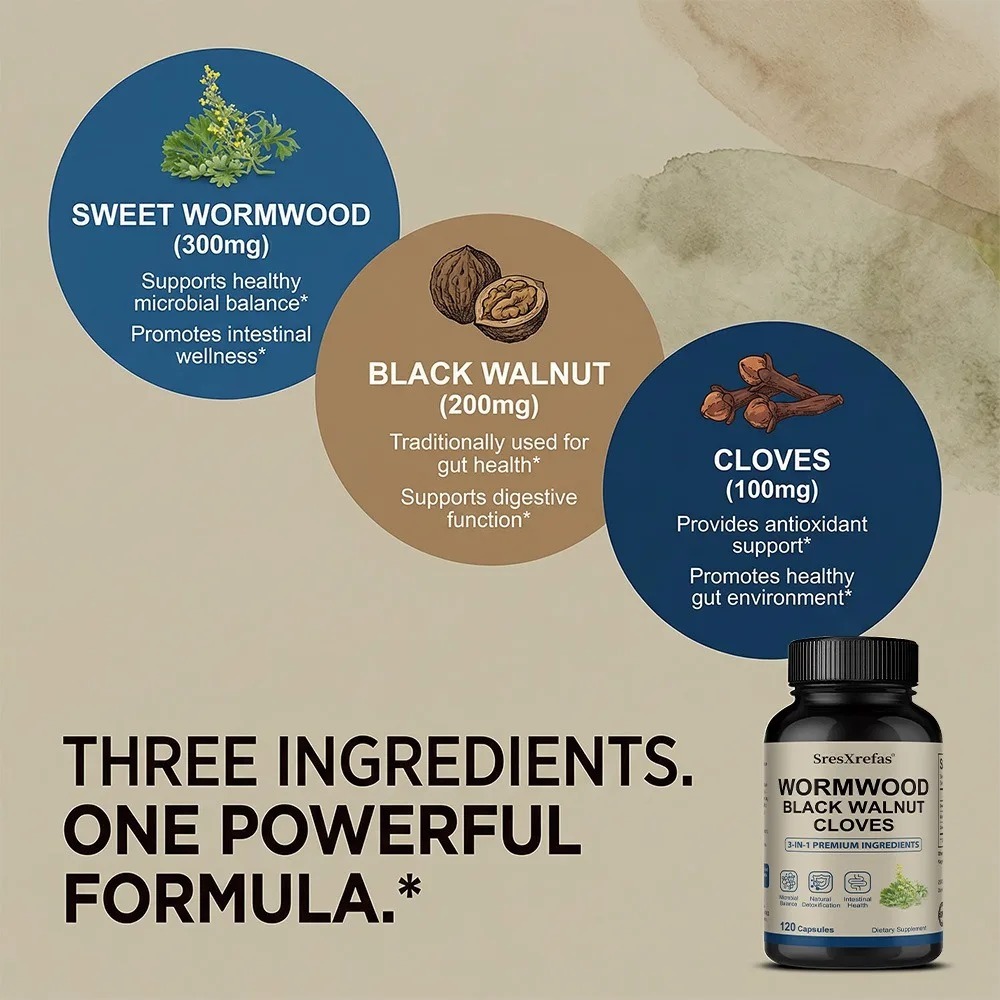 Wormwood Black Walnut Clove -  – Herbal Wellness Water recenzja i cena